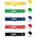 Fitness Band Set - 5 Strong Resistance Loop Bands for Muscle Building Pilates Yoga & Gymnastics - International Shipping Available - Buy Online on GoSupps.com