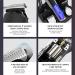 Layhou 6-in-1 Men's Hair Clipper Set Hair Trimmer Beard Shaver Engraving Head Electric Body Nose Hair Trimmer Haircut Kit with Limit Combs IPX7 Fully Washable USB Rechargeable with LCD Display - Buy Online on GoSupps.com