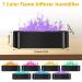 Flames Aroma Diffuser - 7 Color Light Humidifier & Fragrance Oil Diffuser for Home Office & Kids - Automatic Timer & Waterless Switch-off - Black - Buy Online on GoSupps.com