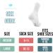 Bamboo Diabetic Socks 6 Pairs - Soft & Loose Fitting Unisex Bulk Pack - Large White - Buy Online on GoSupps.com