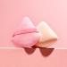 Shop Soft Velour Triangle Makeup Puffs - Marble Rubycell Blending Sponge for Perfect Concealer - 2 Pink Makeup Puffs | International Shipping - Buy Online on GoSupps.com
