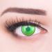 Colored Contact Lenses - Green Demon Nezuko Anime Style - Highly Opaque Cosplay Lenses | Free Container | Ideal for Halloween & Costumes (1 Pair) - Buy Online on GoSupps.com