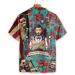 HYPERFAVOR Skull Barber Shirts for Men- Casual Short Sleeve Barber Skull Shirt Men- Barber Hawaiian Shirts for Men Medium V7 - Buy Online on GoSupps.com