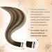 Hetto Brown Real Hair Tape-in Extensions - Ombre Chocolate Brown to Caramel Blonde #4/27/4 Remy Hair 5PCs 40 cm (16 inch) - Premium Quality - Buy Online on GoSupps.com