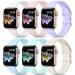 ZALAVER 6 Pack Bands Compatible with Apple Watch Band 38mm 40mm 41mm 42mm 44mm 45mm 49mm Men Women Soft Silicone Sport Strap for iWatch Ultra Series 8 7 6 5 4 3 2 1 SE White/PinkSand/LightGreen/LightBlue/Lavender/Starlight 38mm/40mm/41mm