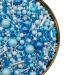 Sprinkles Blue Silver White edible pearls 120g/ 4.2oz mix Cake sprinkles for cake decorating Jimmies Cupcake Manvscakes Traditional Christmas Metallic Confetti Thanksgiving Autumn Holiday