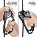 Lixada Climbing Hand Ascender 8-13mm Vertical Rope Access - CE Certified, Rubber Handle, Strong Rappelling Gear for Rock Climbing, Tree Arborist, Rescue - Black (Right Hand) - Buy Online on GoSupps.com