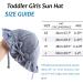 XIAOHAWANG Baby Girl Sun Hat with Embroidered Flowers | Toddler Bucket Hat for Infant Girls 0-3 Months - Blue - Buy Online on GoSupps.com