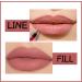 Boobeen Nude Matte Lip Liner Pencil - Waterproof, High Pigment, Smudge-proof Lipstick - Buy Online on GoSupps.com