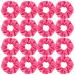 16 Pacs Satin Scrunchies Bridesmaid Proposal Gifts Hair Ties Scrunchies for Women Girls Bachelorette Party Favors(Hot pink)