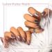 Sethexy Glitter Cat Eye False Nails 24Pcs UV Fake Nails - RosyBrown - Buy Online on GoSupps.com