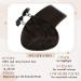 Hetto Real Hair Bond Extensions - Darkest Brown #2 40cm 50g | Premium Remy Hair 16 Inch Bonding Extensions - Buy Online on GoSupps.com