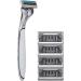 Schick Titanium Shaving Starter Gift Set for Men - Razor + 5 Refills - Buy Online on GoSupps.com