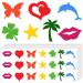 210 Pieces Tanning Sunbathing Stickers Perforated Body Stickers for Tanning Self Adhesive Tanning Bed Sticker Tanning Heart Lips Stickers Tanning Butterfly Dolphin Stickers  7 Styles (Cute Style)