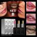  Tewzafiya Glitter Lip Gloss - 3 Lipsticks with Luminous Finishes | Fashionable Lipstick - for Women and Girls Commute Valentine's Day Holidays Parties Travel Office Home Routine - Buy Online on GoSupps.com