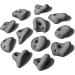 ALPIDEX 12L Grey Stone Climbing Holds - Durable Climbing Stones for Indoor & Outdoor Use | International Shipping Available - Buy Online on GoSupps.com