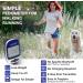 PINGKO Portable LCD Pedometer for Jogging, Hiking, Running & Walking - Blue | Step Counter with Calorie Burn Tracker - Buy Online on GoSupps.com