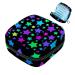 MUOOUM Colored Stars Pattern Sanitary Napkin Storage Bag Portable Period Bag for Women Teen Girls Menstrual Cup Pouch Nursing Pad Holder Multi-colored 5