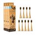 Happybrush Sustainable bamboo for electric sound -toothbrush ECO Vibe 3 - sensitive for sensitive teeth and gums - 3x3 pieces