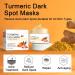 Turmeric Dark Spot Masks Acne Treatment Hyperpigmentation Treatment Contain Turmeric Vitamin C and Kaolin Clay Deep Cleansing and Reduce Acne Dark Spots Face Masks Skincare. - Buy Online on GoSupps.com