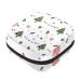 Guantierendiy Sanitary Napkin Storage Bag Portable Period Bag for Women Teen Girls Christmas Tree Menstrual Cup Pouch Nursing Pad Holder (Multicolor) Color 1