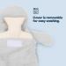 LIVIVO Large Hot Water Bottle with Animal Style Microfiber Fleece Cover - 1L Sloth Design for Quick Heat and Comforting Pain Relief - Buy Online on GoSupps.com
