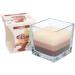 Kotarbau 2-Docht fragrance candle in the glass coffee three-kinge candle multi-colored gift idea aromatherapy decoration candles burning time up to 32 hours