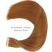 WENNALIFE 22 Remy Tape Hair Extensions Auburn Ginger #30 - 20pcs, 50g Real Human Hair Coloured Tape Extensions - Buy Online on GoSupps.com