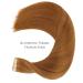 Buy If Salife Real Hair Tape Extensions - 20Pcs 30g 10 Inch Auburn Ginger Remy Skin Weft - Invisible Tape for Perfect Volume - Buy Online on GoSupps.com