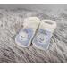 Royal Icon 2 Pairs Baby Booties 0-3 Months | Adorable & Safe Slippers for Newborn Boys & Girls | Soft & Stylish Baby Boots for Indoor & Outdoor Use | White Blue Teddy Design - Buy Online on GoSupps.com