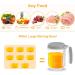 Bear 2023 Baby Food Maker | One Step Baby Food Processor Steamer Puree Blender | Auto Cooking & Grinding | Baby Food Puree Maker with Self Cleans | Touch Screen Control - Buy Online on GoSupps.com