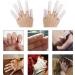 300x Medium Latex Finger Cots - White Disposable Rubber for Injured/Cracked Finger Sports - Buy Online on GoSupps.com