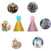 Buy Dog Birthday Hat Set - Sequin Accessories for Pet Parties | Blue & Pink 2 Pieces - Buy Online on GoSupps.com