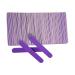 Mini Nail Files Bulk (100 Pcs)  Double Sided Emery Board Nail File for Nature Nails  Manicure Tool Set Disposable Colorful Nail File for Home Salon Use Travel Size for Men Women Kids Wood Board Purple