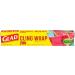 Glad ClingWrap Plastic Wrap - 200 Sq Ft Roll (Packaging May Vary) - Buy Online on GoSupps.com