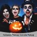 Black White Red Face & Body Paint Kit + 4PC Brush - Water Activated Makeup for Halloween Clown Cosplay SFX Parties & Sports - Buy Online on GoSupps.com