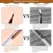 Professional Duo Eyebrow Brush Set with Angled Eye Brow Brush and Spoolie Comb - White - Buy Online on GoSupps.com