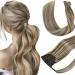 Hot sales product Hetto braid extensions real hair blond pension black extension remy real hair braid extensions highlight #10/613 ash brown with platinum blonde 45 cm 80g 45 cm 1-1 pY #10/613