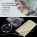 AREMOD 120Pcs Clear Nail Art Color Chart Display Stand for Salon Polish Gel Show - Buy Online on GoSupps.com