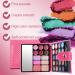PhantomSky 32 Colours Eyeshadow Palette Makeup Contouring Kit with Lipgloss Blusher - Professional and Daily Use - Buy Online on GoSupps.com