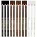 ZEVNI SUMEITANG 12 PCS Eyeliner Pencils Set,5 Colors Black,White,Brown,Light Brown,Dark Brown Eye Liner Eyebrow Pencil Kit,Highly-Pigmented Soft Strokes Easy Glide,Multipurpose Women Eye Makeup Pen 5 Colors Kit