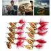 10PCS Spinner Lures Metal Bait Sequins Spinner Fishing Lures Fishing Lures Fishing Accessories Fishing Spinners Lifelike Fishing Bait Crankbaits Set for Outdoor Fishing Red - Buy Online on GoSupps.com