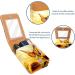 Travel Lipstick Organizer Case | Portable Makeup Bag with Mirror | Art Painting Sunflower Butterfly Design - Buy Online on GoSupps.com