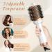 Hyadry 3-in-1 Warm Air Brush | Professional Round Hot Air Brush for Curling Smoothing & Volume - International Shipping Available - Buy Online on GoSupps.com