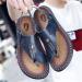 Bunion Orthotic Sandals Men's - Summer Quick-Drying Toe Separate Flat Beach Shoes - Clip Toe Bunion Corrector Flip Flops | Pain Relief Hallux - Size 7.5 Blue - Buy Online on GoSupps.com
