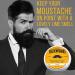 Moustache Wax & Folding Comb Kit - Best Price for Superior Moustache Care - Buy Online on GoSupps.com