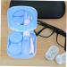 Buy SOLUSTRE 4pcs Contact Lens Case - Durable Storage Box for Contact Lenses | Mini PP Frame Holder - Buy Online on GoSupps.com