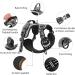Heele Adjustable No-Pull Dog Harness for Small Dogs | Breathable & Reflective with Padded Handle | XS Size (33-43cm) - Gray - Buy Online on GoSupps.com