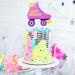 Roller Skate Birthday Cake Topper pink 80s Retro Theme Hip Hop gril Glitter Party Cake Decorations - Buy Online on GoSupps.com