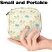 Portable Women s Binding-Up Bags | Menstrual Cup & Tampon Bags for Teens | Cute Light Yellow & Multicolored Design - Buy Online on GoSupps.com